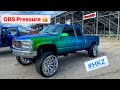 OBS Pressure: 1997 GMC Sierra 26x14 | Lifted Trucks | Squatted Trucks | Crazy Chamaeleon Paint | OMG