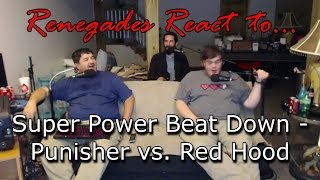 Renegades React to... Super Power Beat Down - Punisher vs. Red Hood
