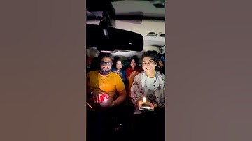 Flashing Lights✨Car Mein😎#zidaanshahidaly #family #shorts