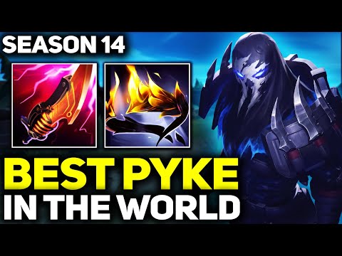 RANK 1 BEST PYKE IN SEASON 14 - AMAZING GAMEPLAY! | League of Legends