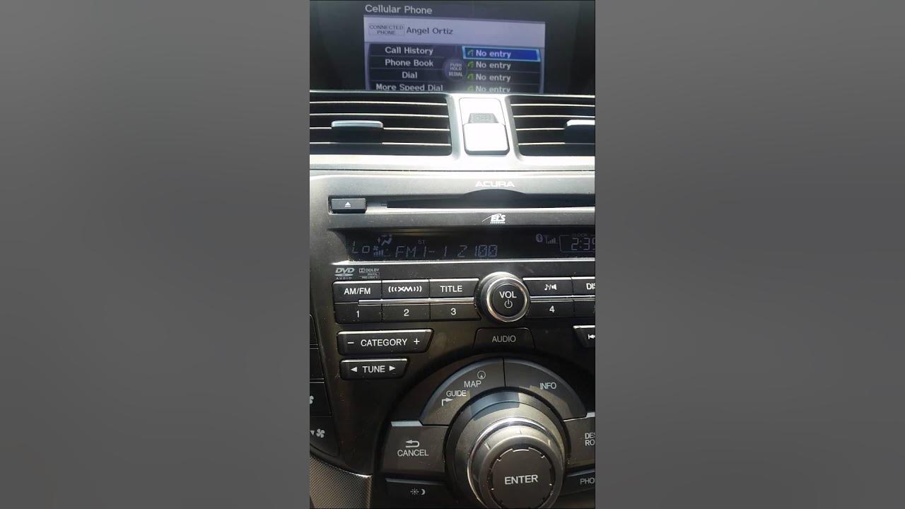 Acura TL 2012 Radio shuts off - YouTube