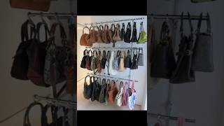 Handbags Organising Ideas #shorts #ytshorts #spacesaving #handsbags #purse #organisation #simplify