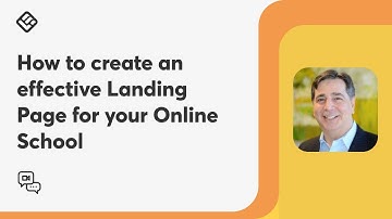 How to create an effective Landing Page for your Online School