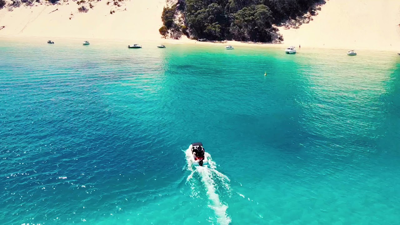 Haines Hunter V17L! Mercury 115 Pro XS! Tangalooma Trip filmed with DJI MAVIC AIR 2