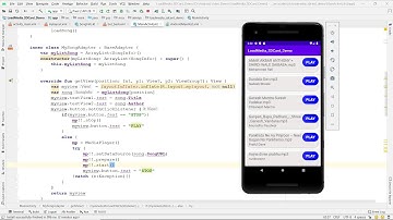 Development of Android App to Read Media Files from SD Card into ListView, CardView and Play Music
