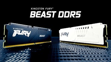 Memoria DDR5 con velocità di frequenza fino a 6800 MT/s – Kingston FURY Beast DDR5