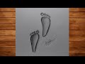 How to draw water drop foot 3d  For biggner 🎨| #begginerdrawing  [Art Future]