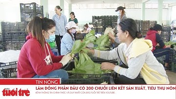 Lâm Đồng phấn đấu có 200 chuỗi liên kết sản xuất, tiêu thụ nông sản