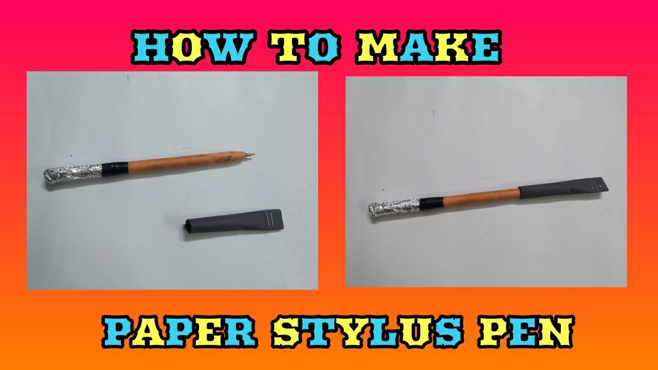 HOW TO MAKE PAPER STYLUS PENmalayalam YouTube