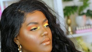 Bright Summer Makeup on Dark Skin | Makeup Geek Eyeshadows