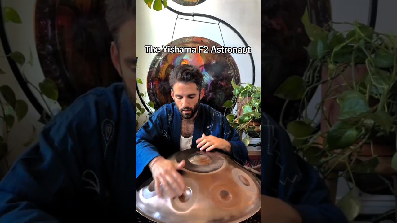 Stop, breathe and let Noah take you into a quieter place ✨ #handpan #yishama #relaxingmusic #pantam