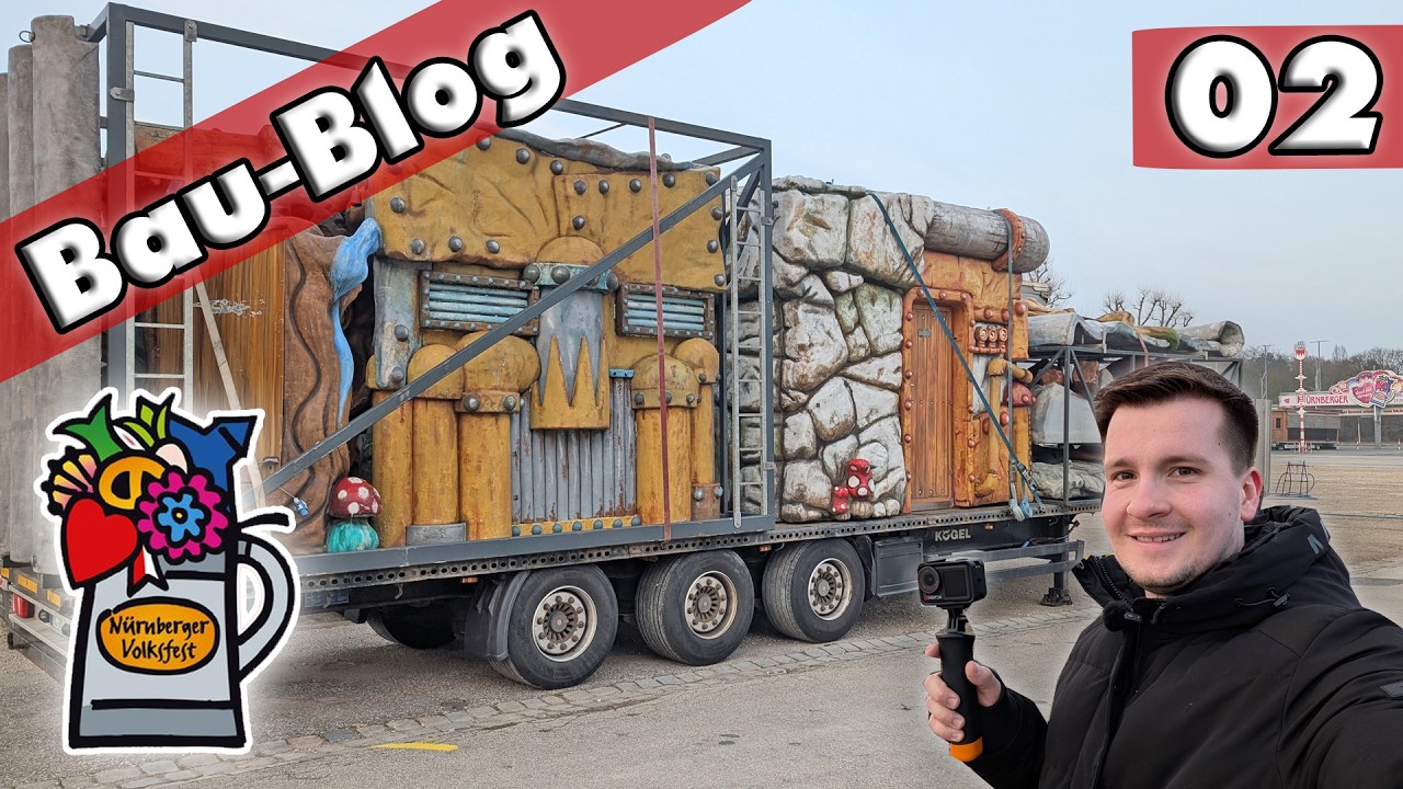 Nürnberger Frühlingsfest 2026 - Aufbau | Bau Blog #02
