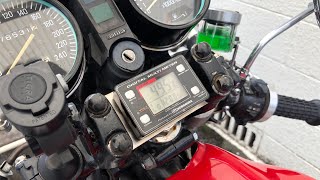 Z400FX ヨシムラテンプメーターを付けて温度管理をしっかりしようって話【モトブログ】