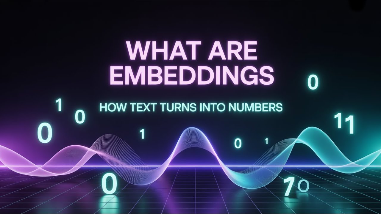 What are Embeddings in AI? | How Text Turns into Numbers. #ai #coding # ...