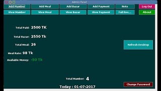 Meal Management System Tutorial screenshot 5
