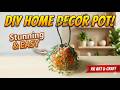 Creative DIY Home Decor: Stunning Handmade Hanging Pot Tutorial ✨