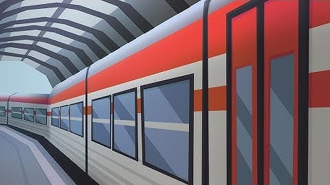 Cheering you up while waiting for the train