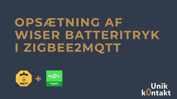 Wiser batteritryk i Zigbee2MQTT