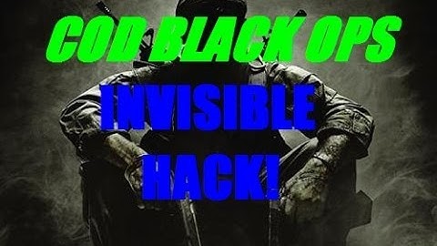 COD BLACK OPS Invisible hack