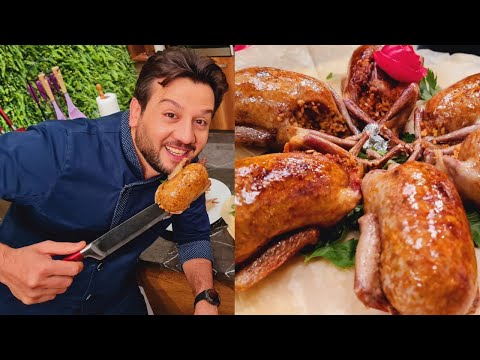 فيديو طريقة عمل حمام محشي فريك | المطعم مع الشيف محمد حامد
