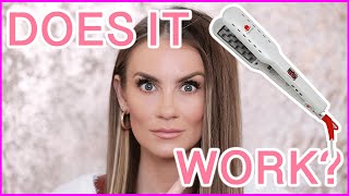 TESTING: VOLUMIZING HAIR IRON...DOES IT REALLY WORK?! | Angela Lanter