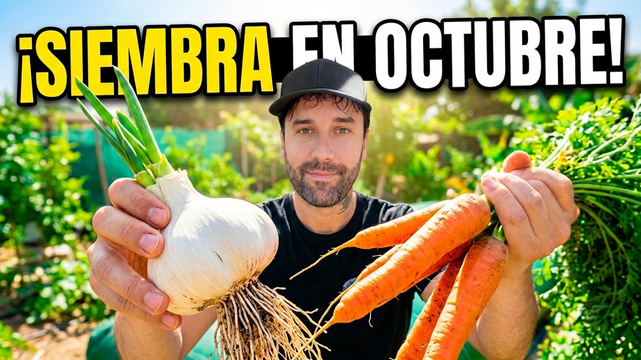 Qué Sembrar en OCTUBRE en el Huerto de Otoño y Primavera | Calendario de Siembra 2026