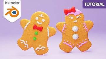 Create Cute Gingerbread Characters in Blender | Tutorial