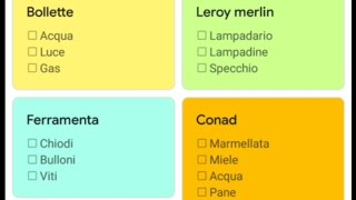 Google Keep: come aggiungere un collaboratore per una spesa smart? screenshot 5