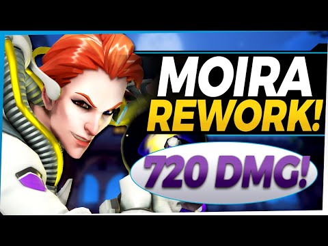 Overwatch Moira Rework Big DPS Buff! - New Orb does 720 DAMAGE!