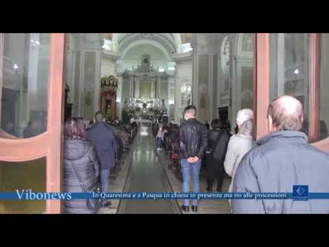 In Quaresima e a Pasqua in chiesa in presenza ma no alle processioni