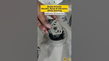 Skoda Octavia Metallic Noise & Excess Vibration On Starting | Solution | Genuine Spares | #shorts