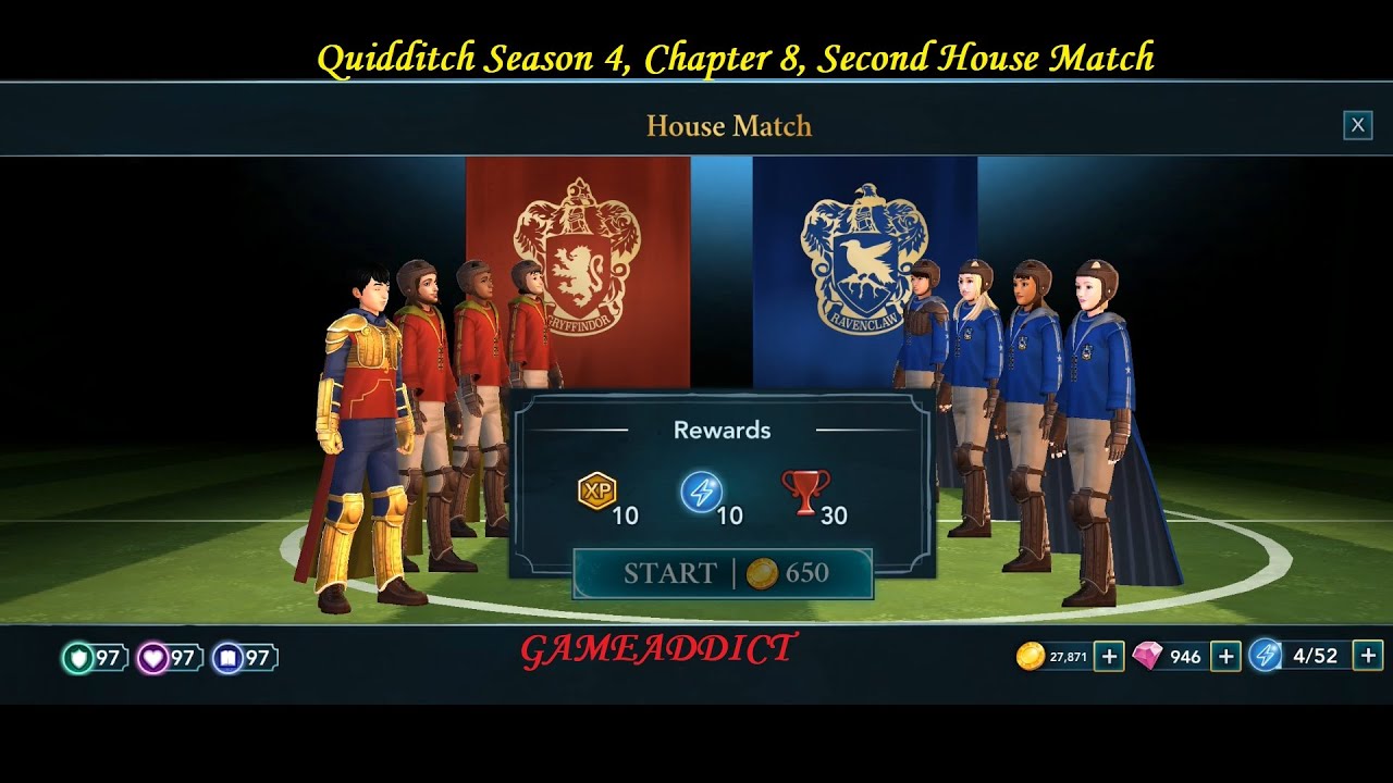 Harry Potter Hogwarts Mystery Quidditch Season 2 HARRY POTTER HOGWARTS MYSTERY– Quidditch Season 4, Chapter 8, The