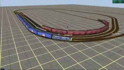 Trainz Tutorial 20 - Project Part 7 - Add 2 More Trains and Command Them - Model Railroad Simulator