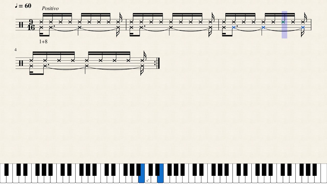 Ritmo | Ternário-4-q-9 | #1 ritmo sa musika