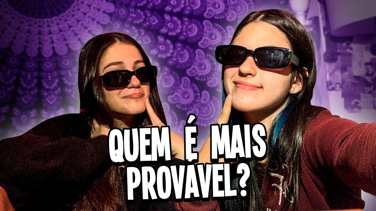 PEGAR CRUSH DE AMIGA? FUGIR COM O CIRCO? Quem é mais provável? ft. Sophia Scaramella