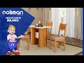 Mesa de Jantar Milano 4 Lugares - Poliman Móveis