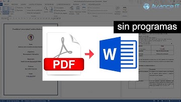 Cómo convertir PDF a WORD | Sin programas - Rápido y Simple