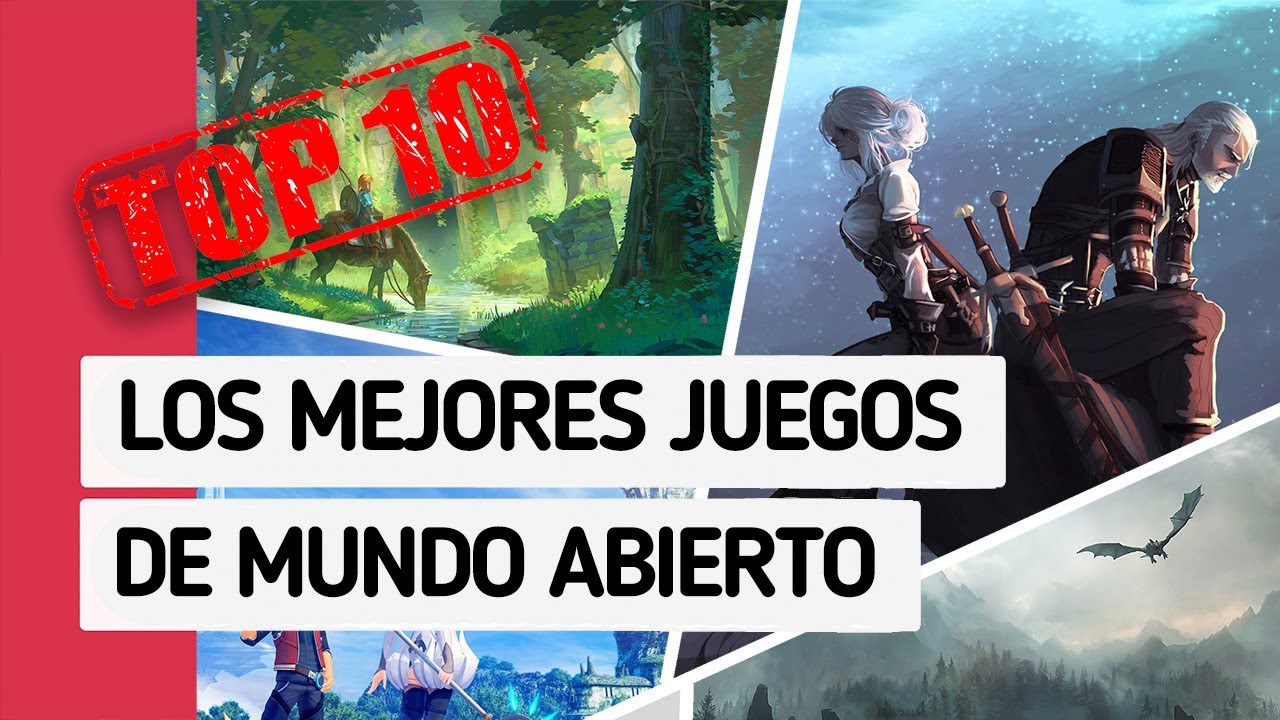 Mejores JUEGOS DE MUNDO ABIERTO SWITCH. Top juegos de mundo abierto