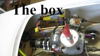 Zenoah Engine Boat build Part - 10 - Starter power box fitted.