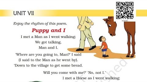 Puppy and I (part - 1) || Class 3 English Unit-7 || Chapter Explanation in Hindi || Marigold NCERT