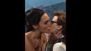Gal Gadot Kissing Scene in SNL - Gal Gadot aka Wonder Woman