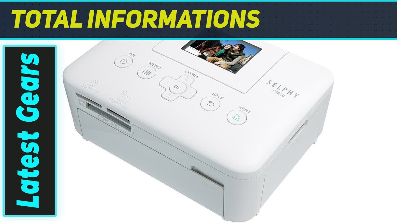 Canon SELPHY CP800: The Best Portable Photo Printer? - YouTube
