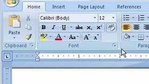 Word 2007 - Changing the Default Font and Lining Space