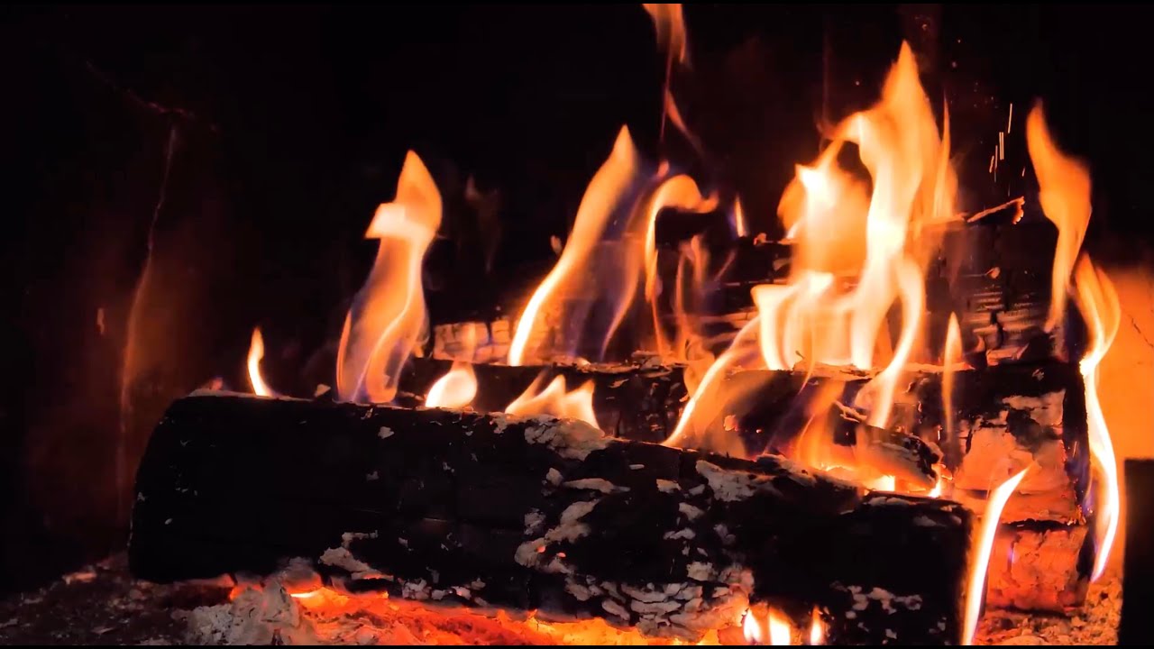 Crackling Fireplace - Cozy 4 Hour Fire Ambience for Sleep & Relaxation
