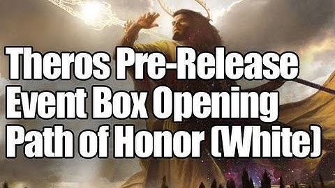 Theros Pre-Release Box Opening: Path of Honor (White)