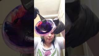 SPLAT TUTORIAL (achieving a purple/blue/aqua ombre)