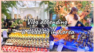 vlog Enjoying a modern wedding in South Korea, what's different?