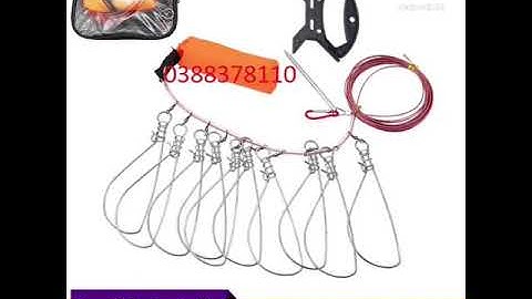 Xích Cá, Xích Cá Đầy Đủ Phụ Kiện, Dây Xích Mang Cá, Móc Mang Cá 5M Và 10M Cao Cấp