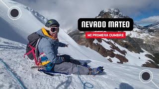 Esto me paso en mi primera cumbre al Nevado Mateo  #peru #cumbre #2023