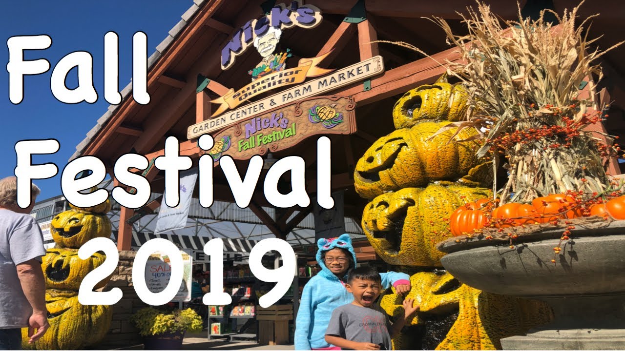 Nick's Garden Fall Festival Fun Activities 2019 YouTube